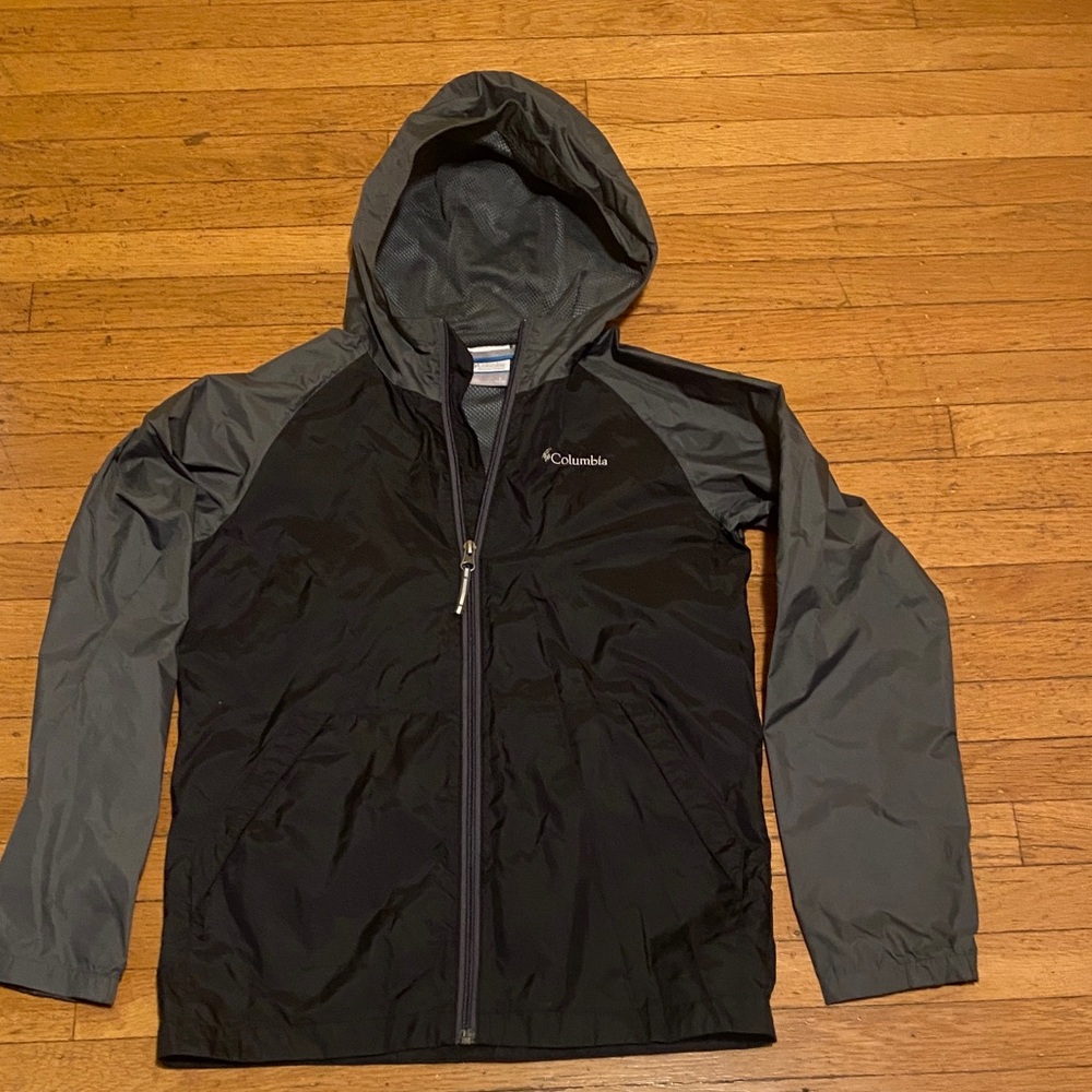 Columbia youth size large Two-Tone Hooded Windbreaker